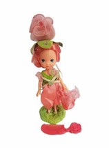 1984 Kenner Rose Petal Place rose petal doll with stand,outfit, bag and comb set - £42.77 GBP