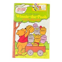 NOS RARE Vintage Disney Winnie-the-Pooh Coloring Book, Golden Books 1980 - $15.48