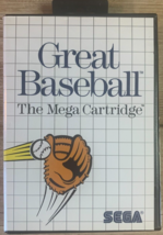 Great Baseball (Sega Master System, 1987): SMS, Vintage, Retro, GAME AND CASE - $6.92