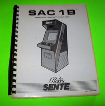 SAC IB 1984 ORIGINAL VIDEO ARCADE GAME SERVICE MANUAL SCHEMATICS Repair - £8.55 GBP