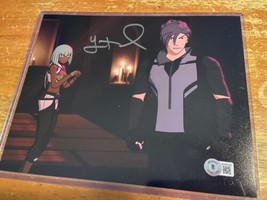 Yuri Lowenthal RWBY Mercury Black Autograph 8 x 10 Bam Anime Print COA B... - £13.75 GBP