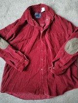 Pendleton Shirt Men&#39;s Size L Long Sleeve Button Up Shirt Red  - £15.77 GBP