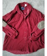 Pendleton Shirt Men&#39;s Size L Long Sleeve Button Up Shirt Red  - £15.57 GBP