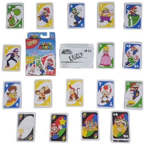 Super Mario Uno Card Game - Mattel 2016 - £4.73 GBP
