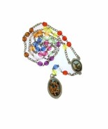 SAINT MICHAEL Rosary Chaplet Necklace beads Coronilla de San Miguel Arcá... - £9.97 GBP