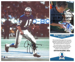 Jim Zorn signed Seattle Seahawks football 8x10 photo Beckett COA proof,autograph - £85.62 GBP