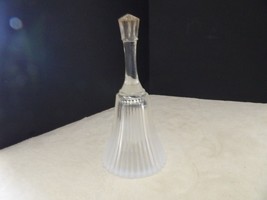 Vintage Opalescent to clear 7&quot; Bell Made in U. S. A. and no brand name - £10.21 GBP