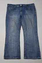 TK Axel 38x30 Vintage Bootcut Light Flap Pocket Stretch Denim Mens Jeans - $14.55