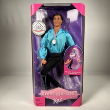 1997 Olympic Skater Barbie Ken Doll Skate &amp; Spin USA Olympics New NRFB Mattel - £11.80 GBP