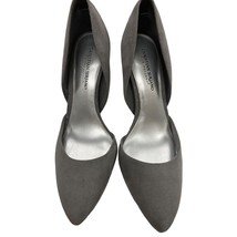 Christian Siriano Women&#39;s Gray Suede Like SHoes/ Heels/pumps 4&quot; Heels Size 9.5 S - $36.06