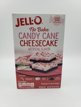 JELL-O No Bake Candy Cane Cheesecake, (1) 10.4 oz Box, Expires 09/22/2025 - $6.79