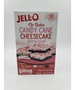 JELL-O No Bake Candy Cane Cheesecake, (1) 10.4 oz Box, Expires 09/22/2025 - $6.79