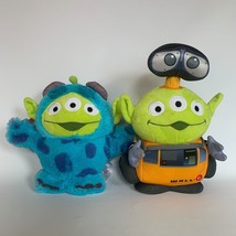 Disney Pixar Alien Remix Sully &amp; Wall-E Plush Figures ~ Smoke FREE Home Lot of 2 - £27.42 GBP