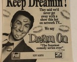 Dream On TV Guide Print Ad Brian Benben TPA7 - £4.66 GBP
