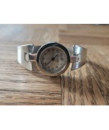 Sutton Silver Tone Bracelet Watch Slip On 0.75&#39;&#39; Face, Vintage - $28.04 CAD