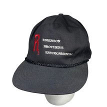 Vintage San Sun Hat Adjustable Cap Robinson Brothers Environmental Black - £5.02 GBP