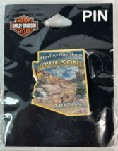 NEW Harley Davidson of Tucson AZ (Arizona) Desert / State Pin - NEW IN P... - $268.19 MXN