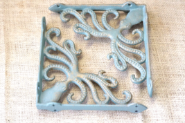 8 Cast Iron Octopus Brackets Nautical Garden Braces Shelf Corbels Ocean ... - £47.93 GBP