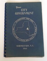 Vintage 1941 Your City Covernment Schenectady NY Pamphlet - $29.99