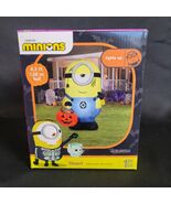 4.2 ft Inflatable Minions Trick or Treat Stuart Halloween Blow up Gemmy ... - €42,49 EUR