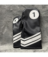 Black Vintage Style Golf Club Head Covers Driver And Fairway - $35.99