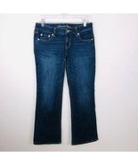 American Eagle Womens 6 R Dark Wash Stretch Favorite Boyfriend  Jeans - £14.21 GBP