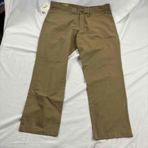 Savane Mens Straight Pants Beige Elmwood Slim Thigh Tall 38X29 Soft Wash... - £19.35 GBP