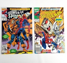 Marvel Comics Web of Spider-Man #92 &amp; #93 1992 (Set of 2) - £15.78 GBP