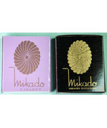 2 Matchbox Mikado Cabaret Theatre Restaurant Japan Wooden Safety Matches - £3.93 GBP