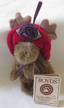 Boyds Bears Moosey 4-inch Plush Moose Ornament - £7.78 GBP