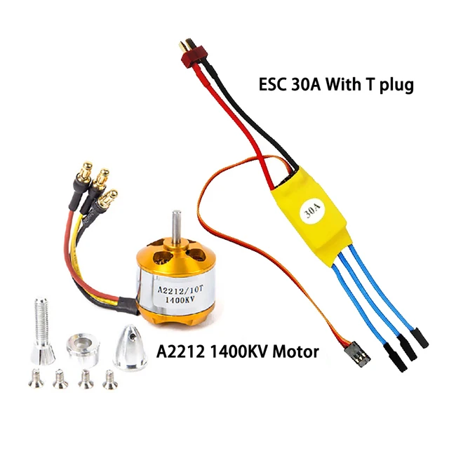 1400kv ESC T plug -   RC Fixed Wing Plane - £12.07 GBP