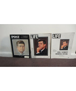 John F. Kennedy - Vintage Magazine LOT OF 3, all are from 1963, Good con... - £23.24 GBP