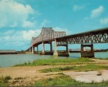 New Mississippi River Bridge Baton Rouge LA Postcard PC576 - $4.99