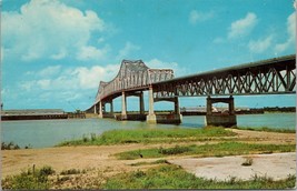 New Mississippi River Bridge Baton Rouge LA Postcard PC576 - $4.99