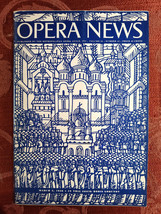 Rare Metropolitan Opera News Magazine March 5 1956 Boris Godunov - £11.51 GBP