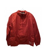 NWOT DKNY Jeans Small Red 100% Nylon Windbreaker Jacket Coat - £94.36 GBP