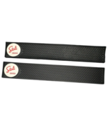 Stoli Stolichnaya Russian Vodka Black Rubber Bartender Bar Mats Set 2 Sp... - $362.70 MXN