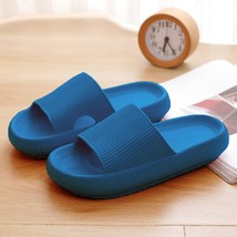 Women Shoes Thick Platform Bathroom Home Slippers blue 42-43 - £7.17 GBP