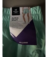 Members Mark Active Short Women’s XXL Aqua Verde  - $239.42 MXN