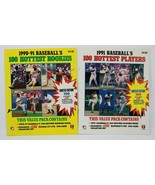 1990-91 Baseball&#39;s 100 Hottest Rookies Books Lot of 2 Free Ship - $12.81 CAD