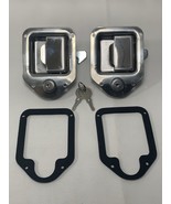2 RV Truck Trailer Paddle Door Latch Toolbox Lock with Form Seals and Keys - $17.82