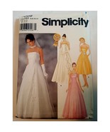 Uncut Simplicity 7068 Strapless Evening, Bridal, Wedding Gown - Sizes 6-12 - £15.73 GBP