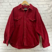 GNW Great Northwest Flannel Shirt Mens Sz XL Red  - $11.88