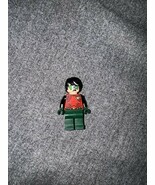 LEGO Super Heroes Minifigure Robin Dark Green Legs No Cape - $6.93