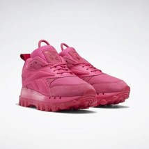 Reebok X Cardi B Women&#39;s Classic Leather Athletic Sneaker Pink Fusion GW8876 - £83.53 GBP