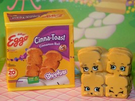 Shopkins Real Littles Brand New Eggo Cinna Toast Cinna Toasties - $4.94