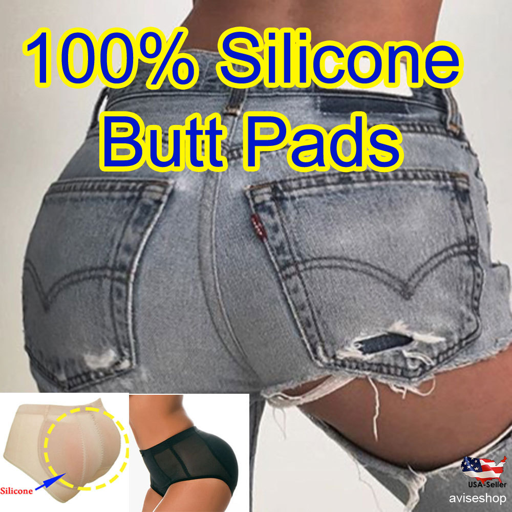 Silicone Underwear Padded Panty Butt Lift Short Body Shaper Bum Hip Up Shapewear