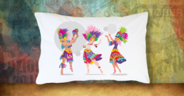 Sinulog Dancers Pillowcase Microfiber Pillow Case Gift for Family &amp; Friends - £17.57 GBP