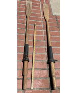 2 Vintage  Wood Boat Oars  53” Lake House Canoe Paddle - $465.48 CAD