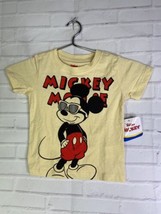 Disney Mickey Mouse With Shades Short Sleeve Tee T-Shirt Top Kids Boys G... - £11.80 GBP